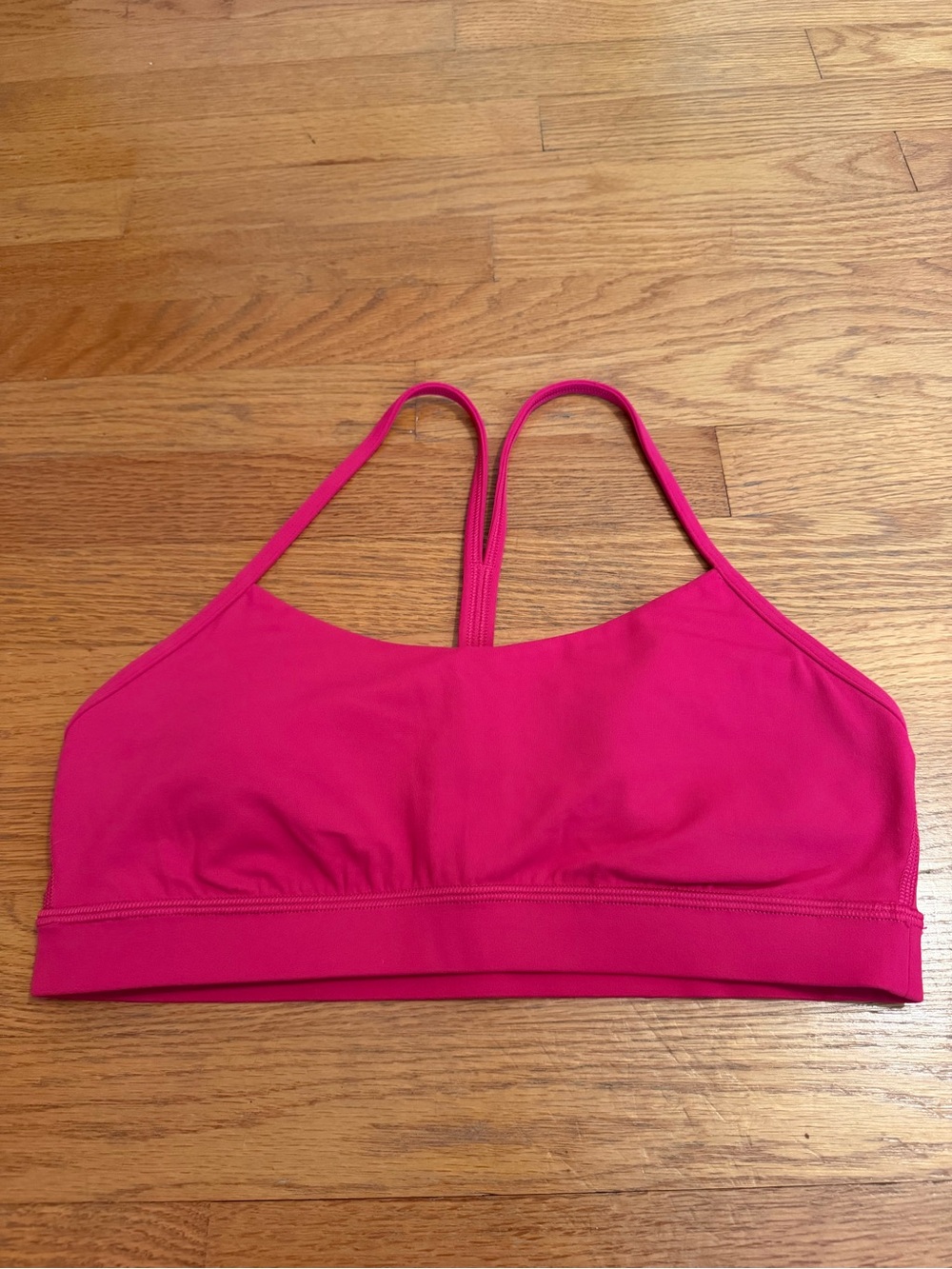 Lululemon Flo Y Hot Pink Sports Bra w/Pads